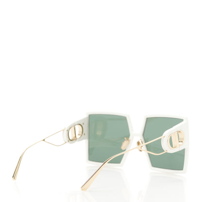 Christian Dior Square Mirrored 30 Montaigne Sunglasses White 4 of 9
