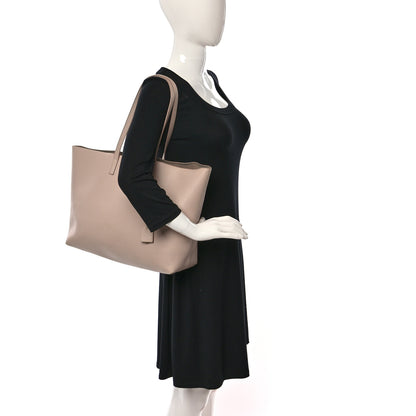 Saint Laurent Calfskin Large Shopping Tote Pale Blush 2 of 23