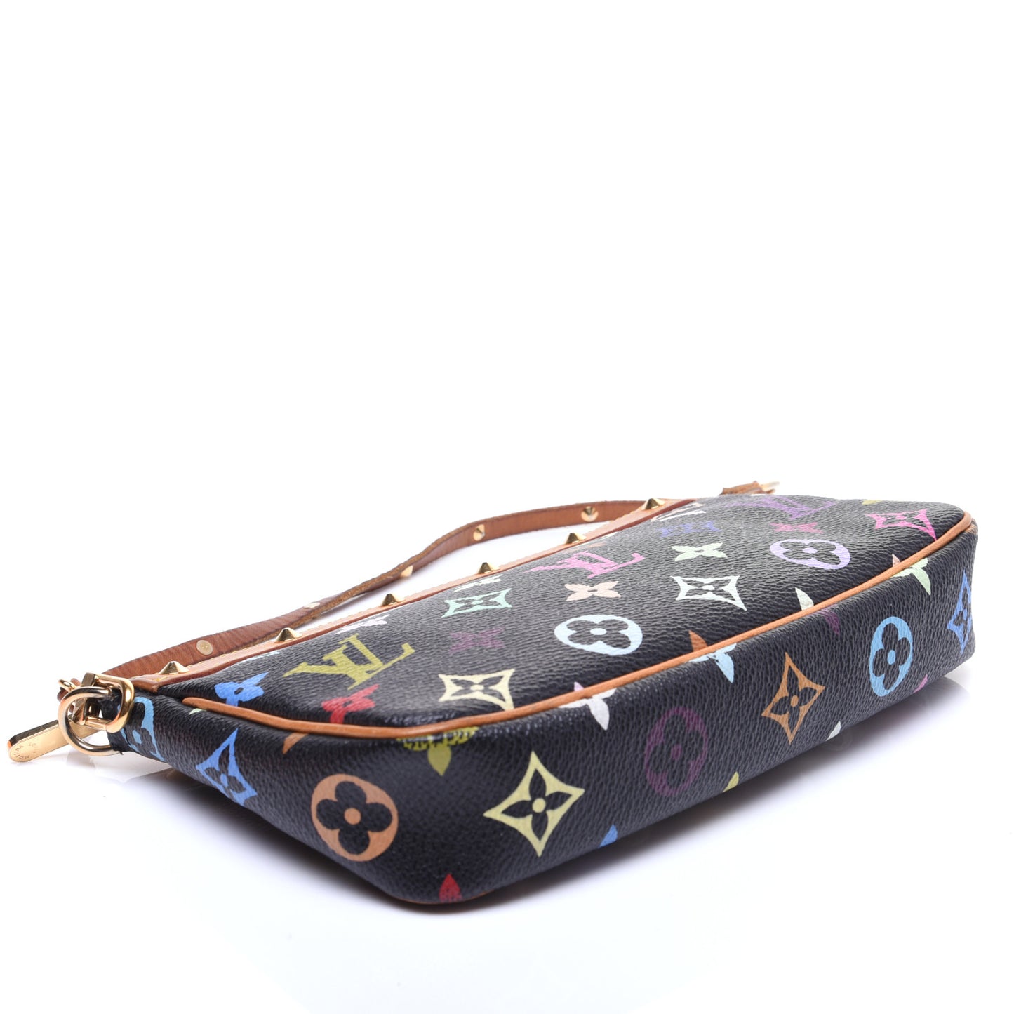 Monogram Multicolor Pochette Accessories Black