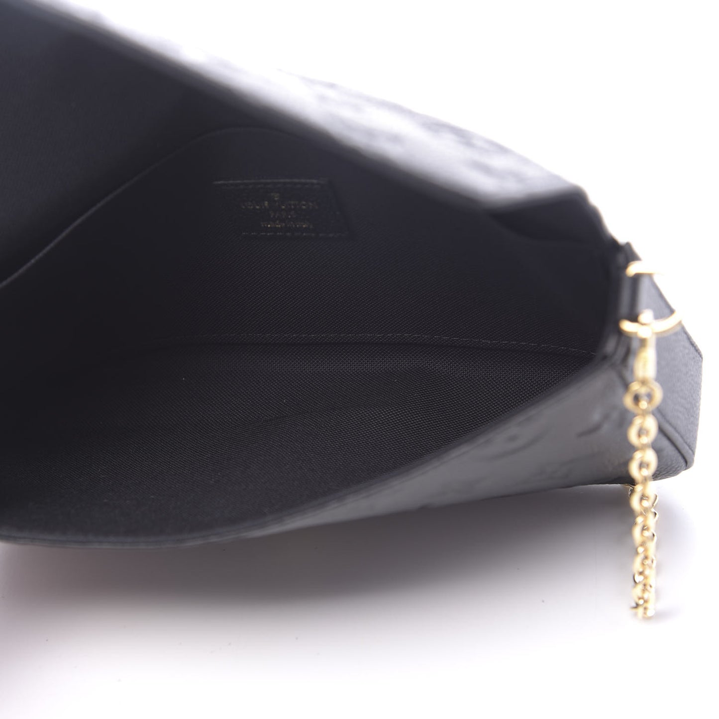 Empreinte Pochette Felicie Chain Wallet Black