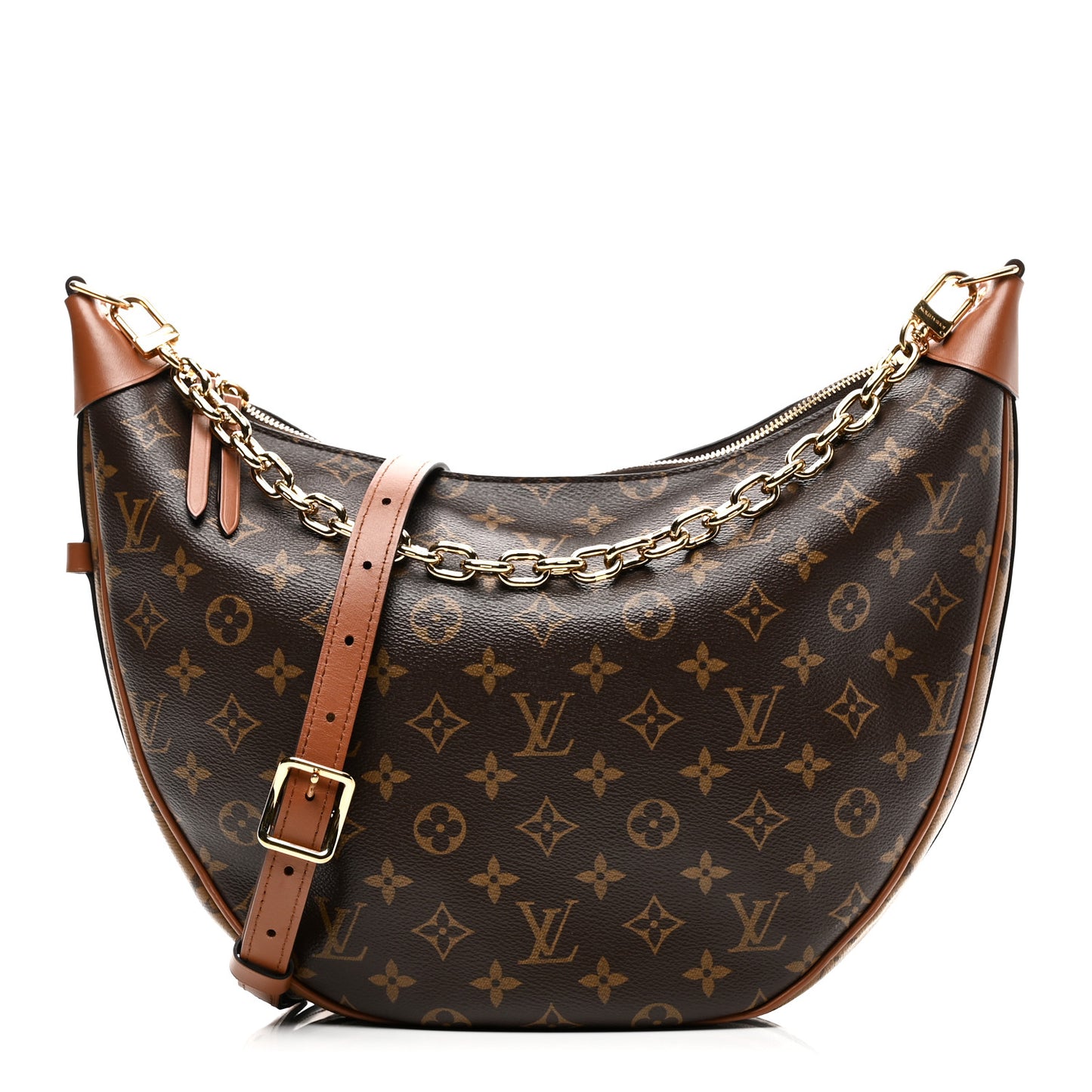 Reverse Monogram Loop Hobo
