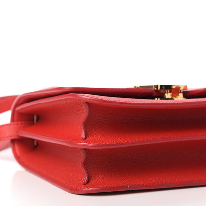 Burberry Grainy Calfskin Small TB Bag Bright Red 6 of 9