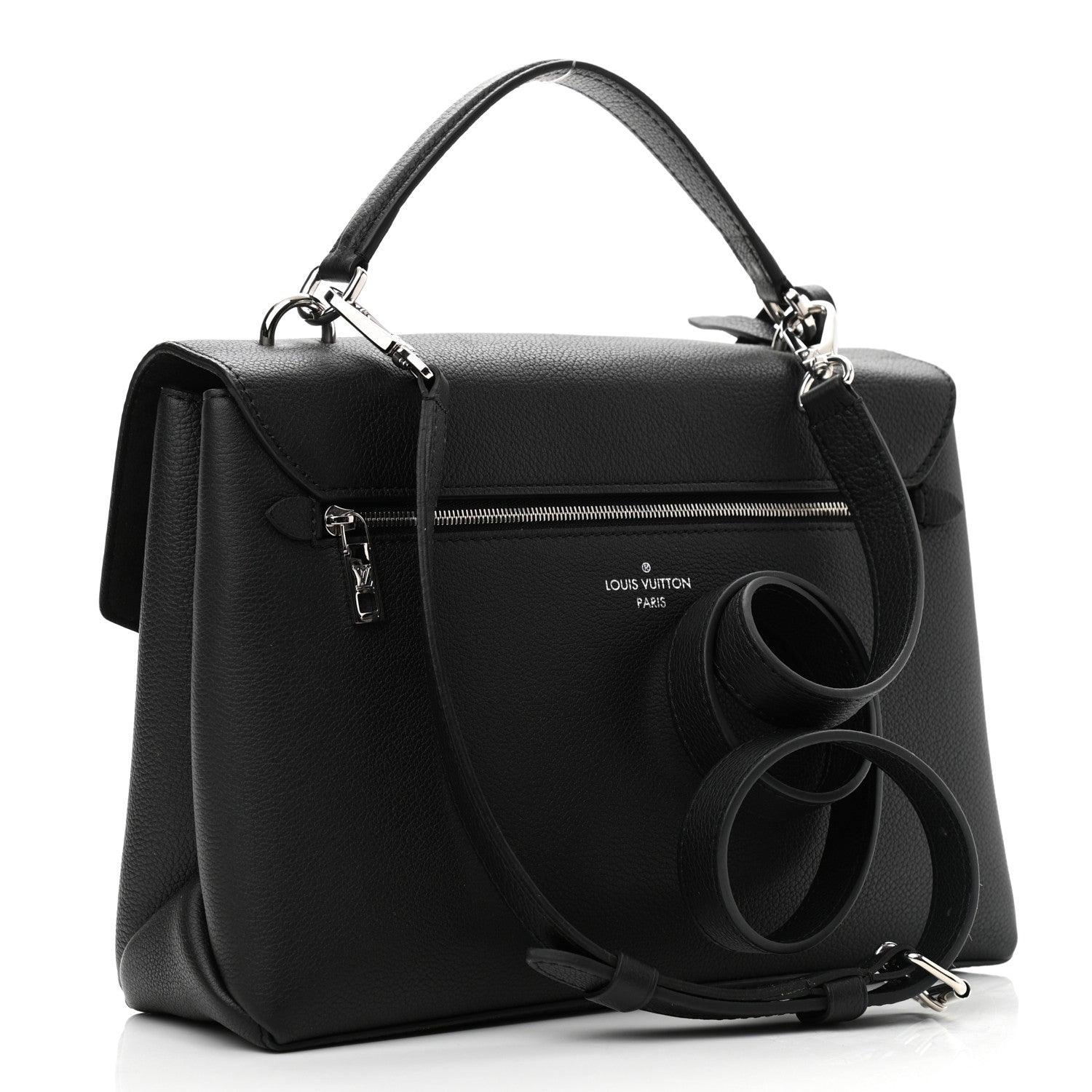 Louis Vuitton Soft Calfskin My Lockme Top Handle Black 4 of 10