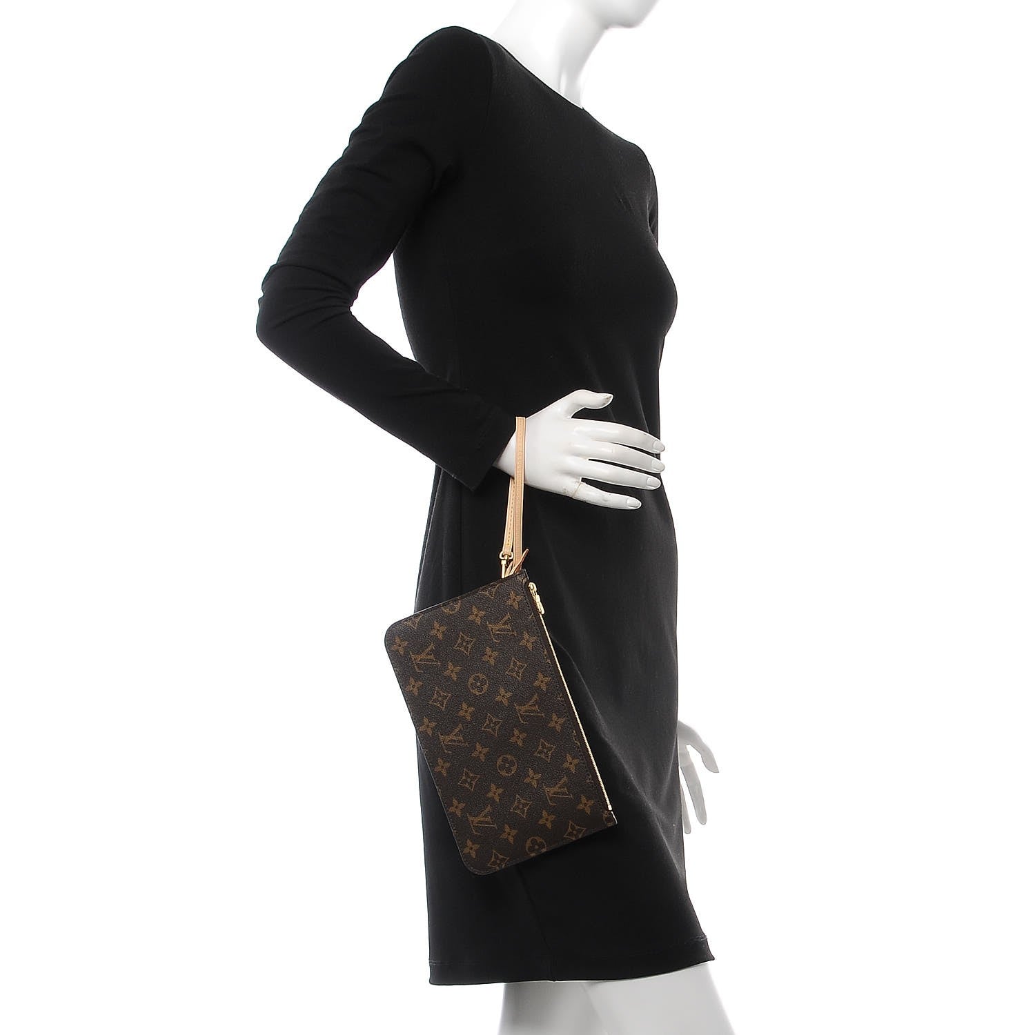 Louis Vuitton Monogram Neverfull MM GM Pochette 2 of 8