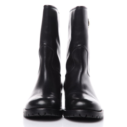 Louis Vuitton Calfskin Monogram Suzy Boots 36.5 Black 2 of 10