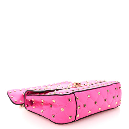 Valentino Garavani Nappa Small Rockstud Spike Shoulder Bag Shadow Pink 4 of 10