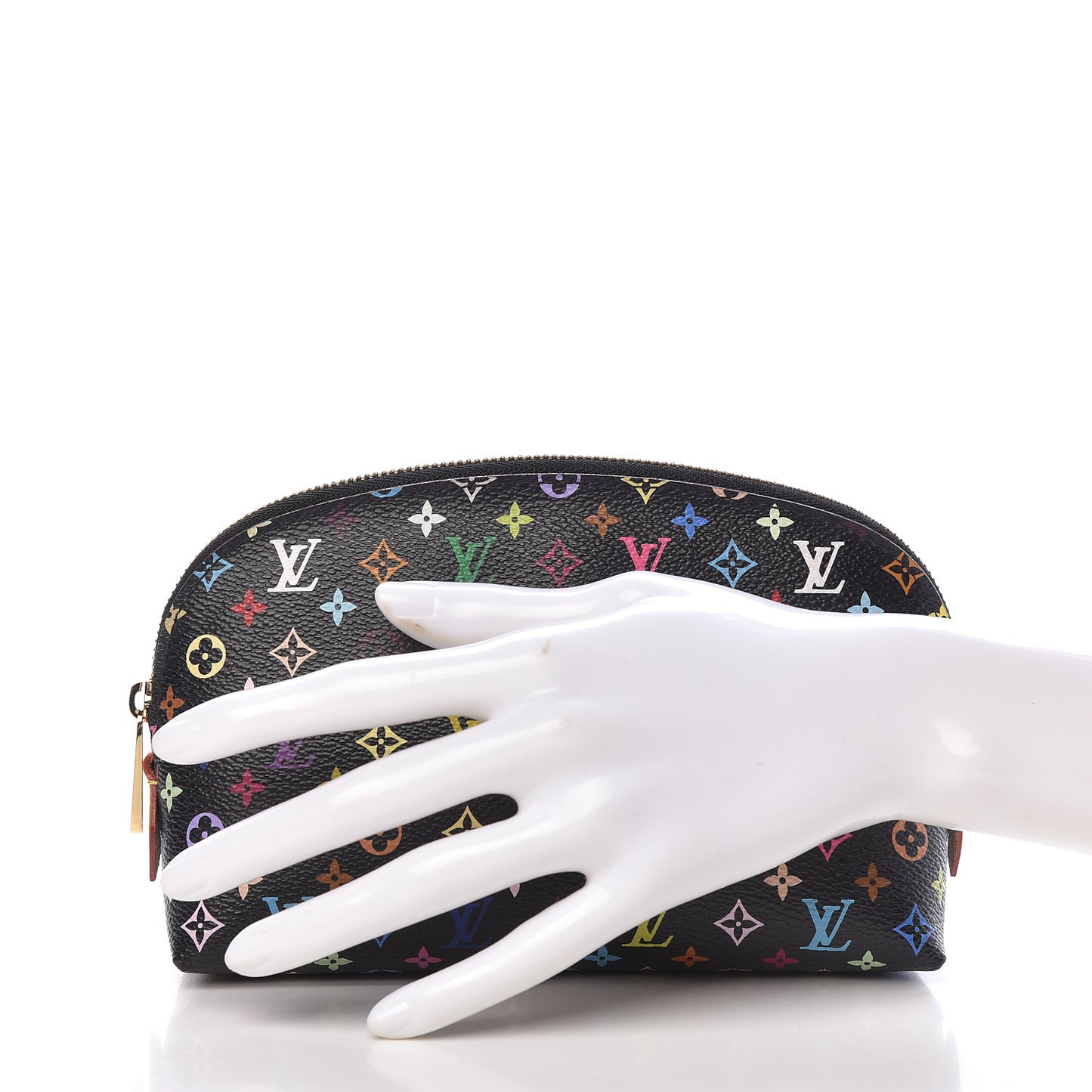 Monogram Multicolor Cosmetic Pouch Black Grenade