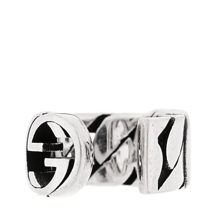 Gucci Sterling Silver Interlocking G Ear Cuff 3 of 5