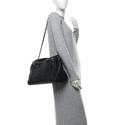 Chanel Calfskin On the Bund Open Accordion Tote Black 2 of 13