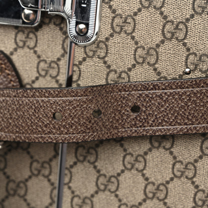 Gucci Supreme Monogram Medium Globe-Trotter Suitcase Brown 11 of 16