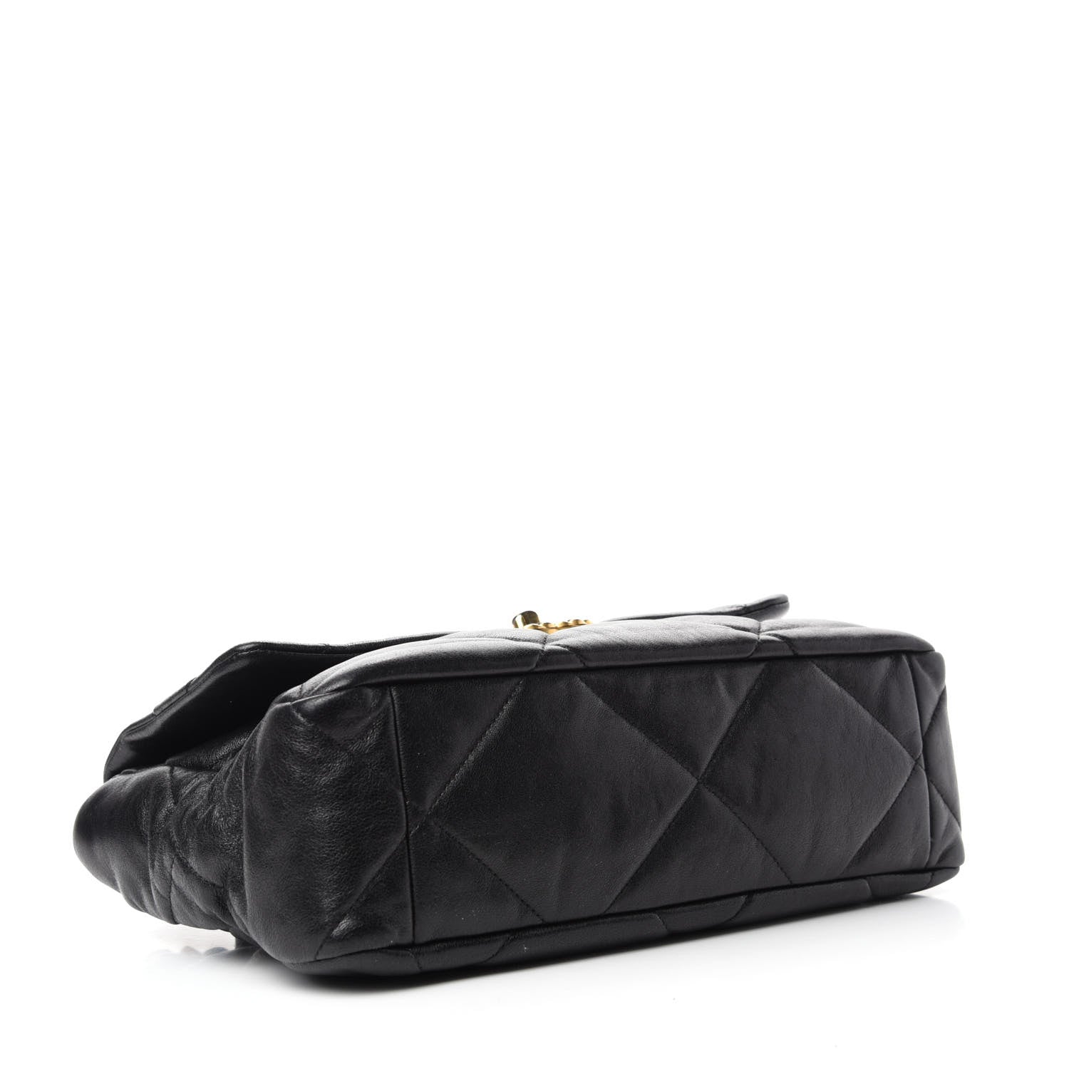 Chanel Lambskin Quilted Large Chanel 19 Flap Black 4 of 11