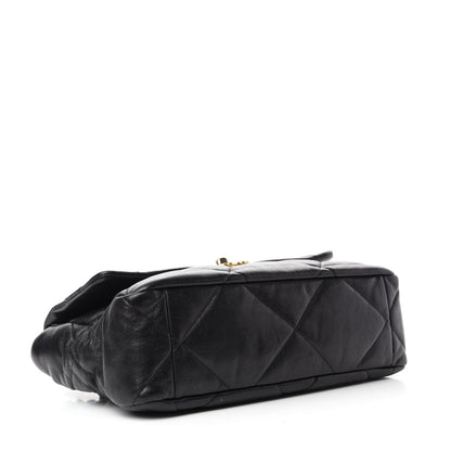 Chanel Lambskin Quilted Large Chanel 19 Flap Black 4 of 11