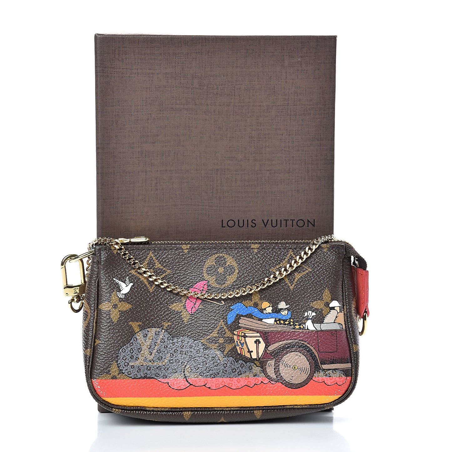 Monogram 2015 Christmas Animation Mini Pochette Accessories