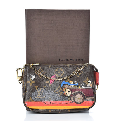 Louis Vuitton Monogram 2015 Christmas Animation Mini Pochette Accessories 7 of 7