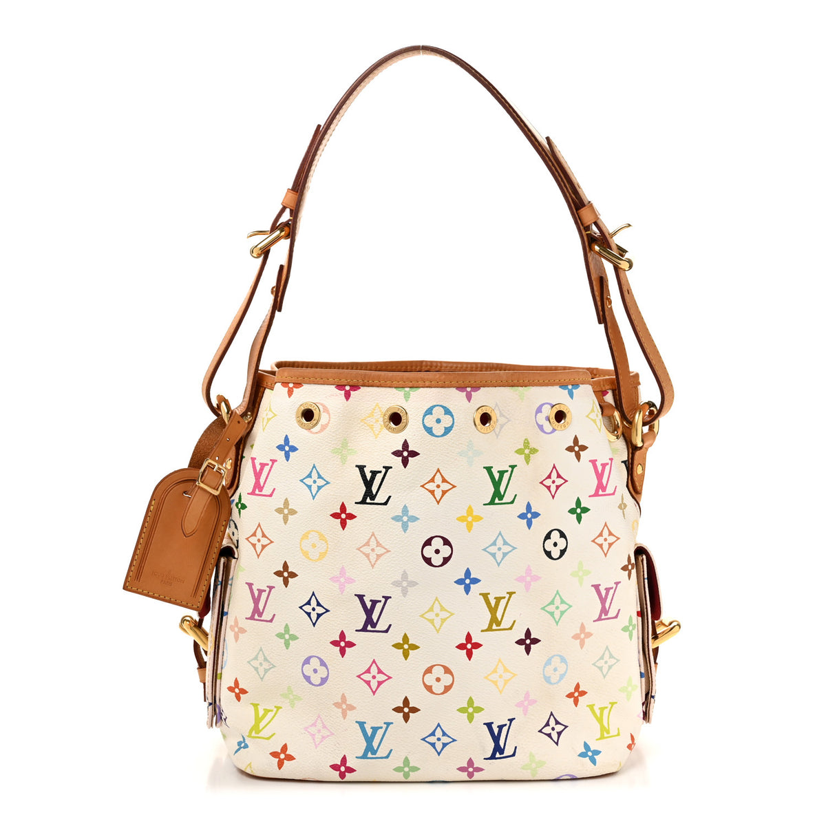 Louis Vuitton Monogram Multicolor Petit Noe White 1 of 9