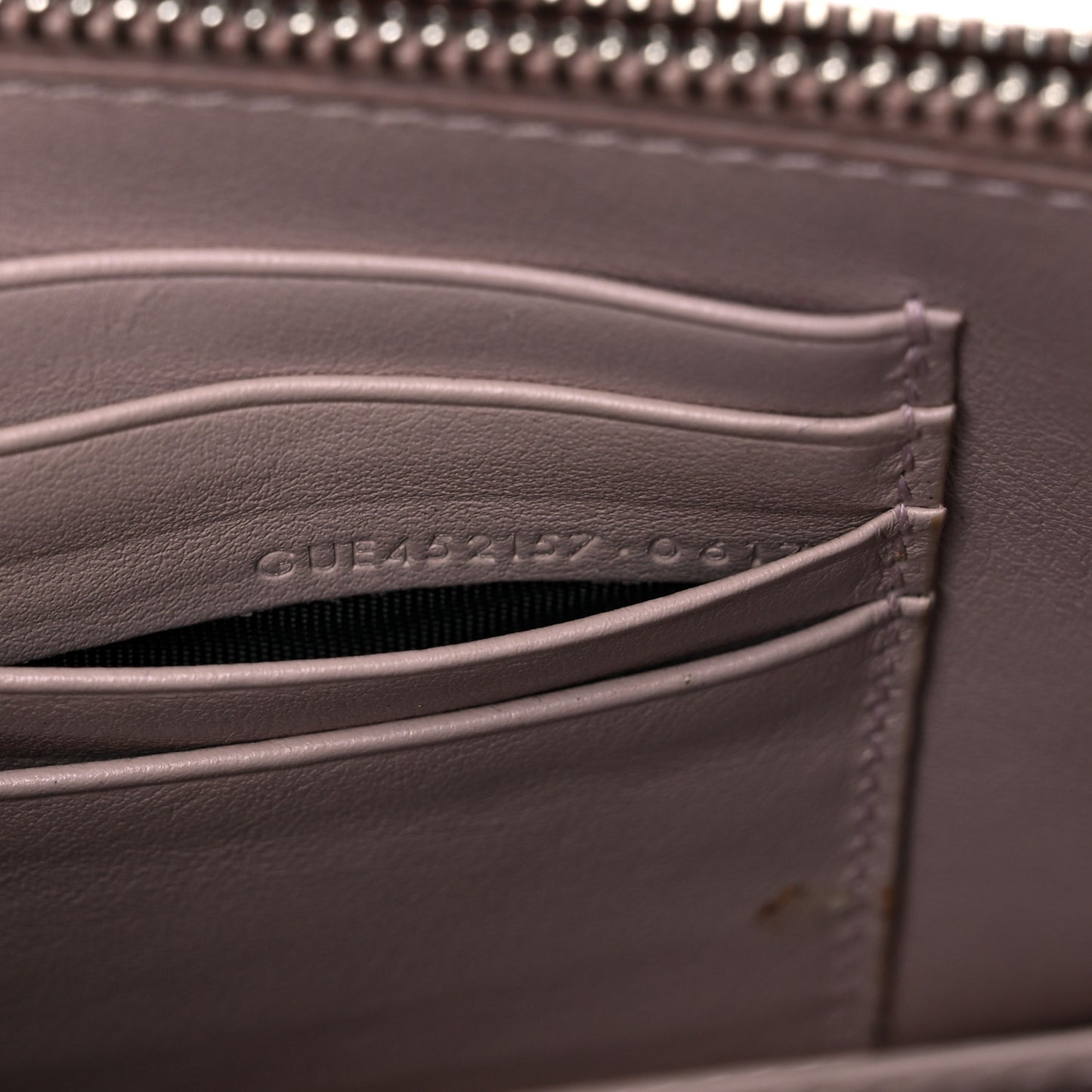 Calfskin Monogram Sunset Chain Wallet Light Pink