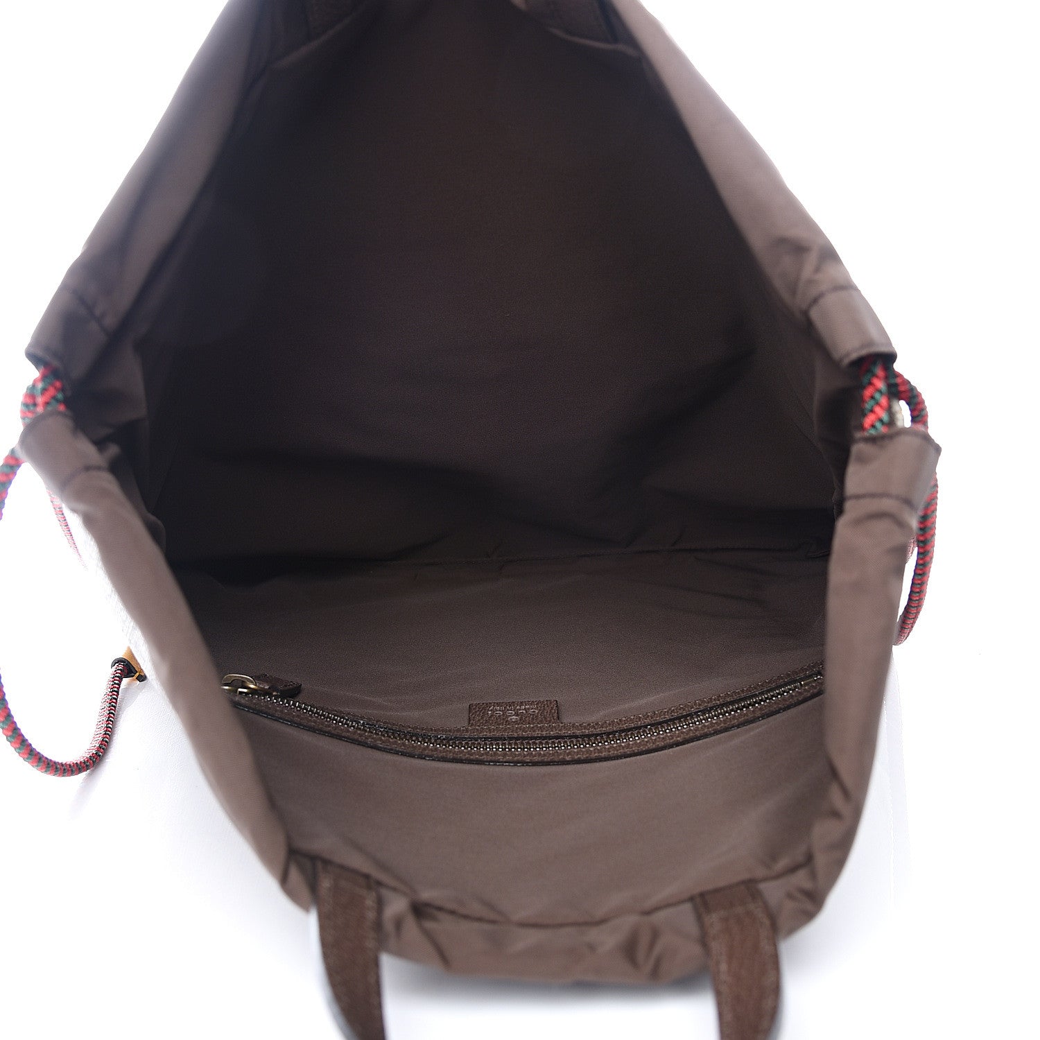 Gucci GG Supreme Monogram Neo Vintage Drawstring Backpack Beige New Acero Crop 4 of 10