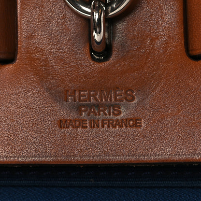 Hermes Toile Vache Hunter Herbag Zip 39 MM Bleu De Malte 7 of 16