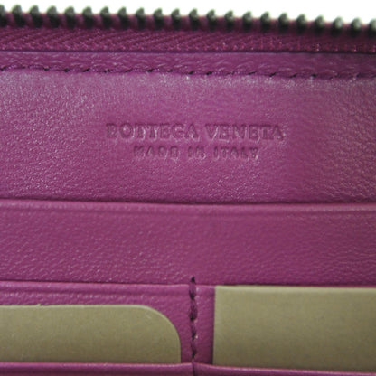 Bottega Veneta Nappa Intrecciato Zip Around Wallet Ametista 7 of 9