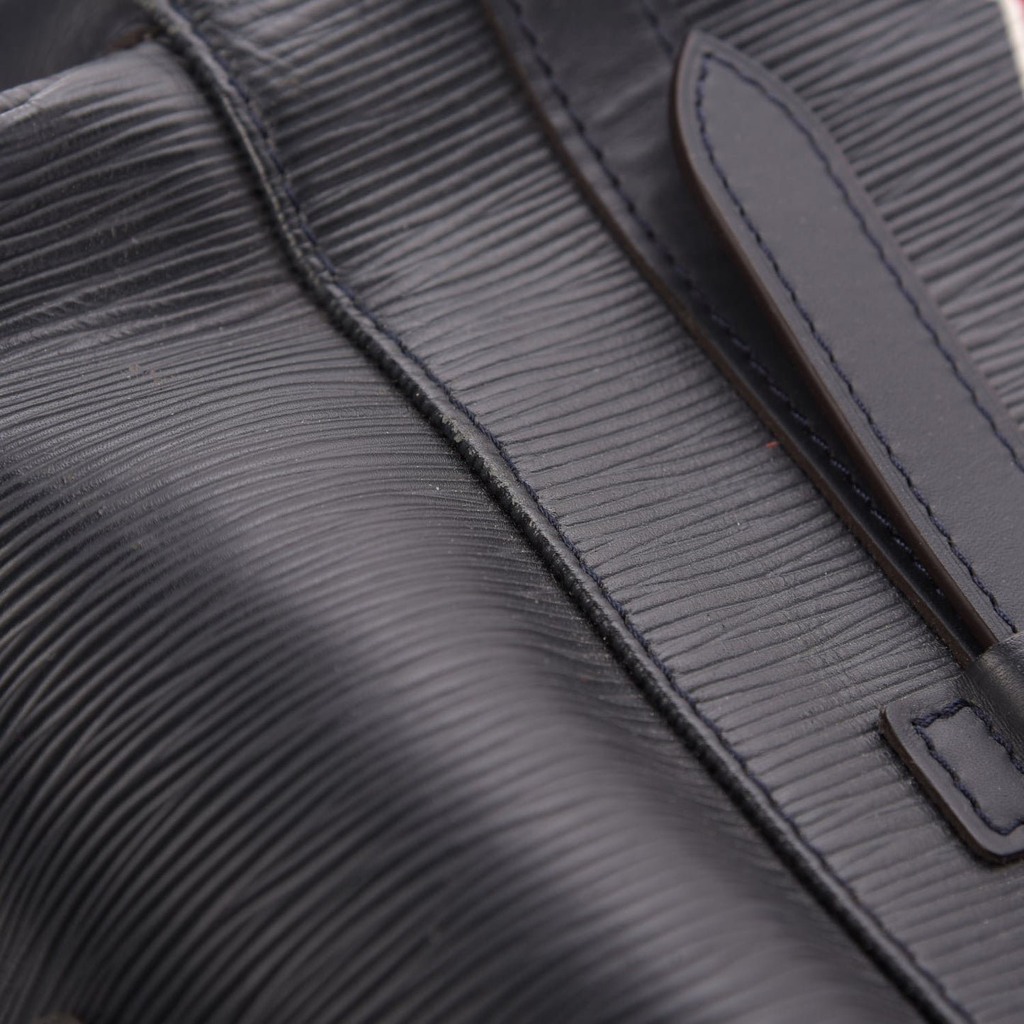 Epi Christopher Backpack Navy Stripes