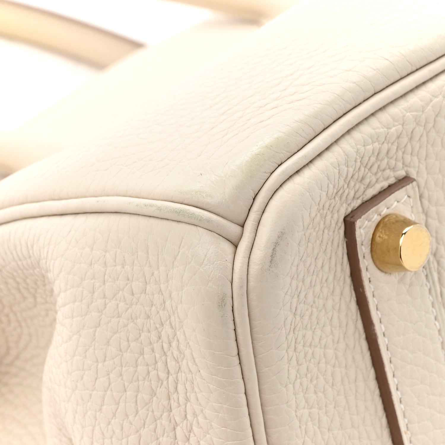 Hermes Taurillon Clemence Birkin 35 Craie 13 of 13