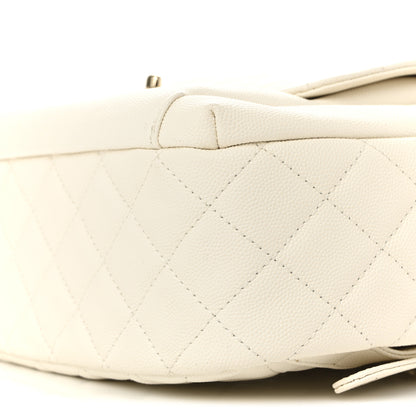 Chanel Caviar Quilted Small CC Day Backpack White 10 of 10