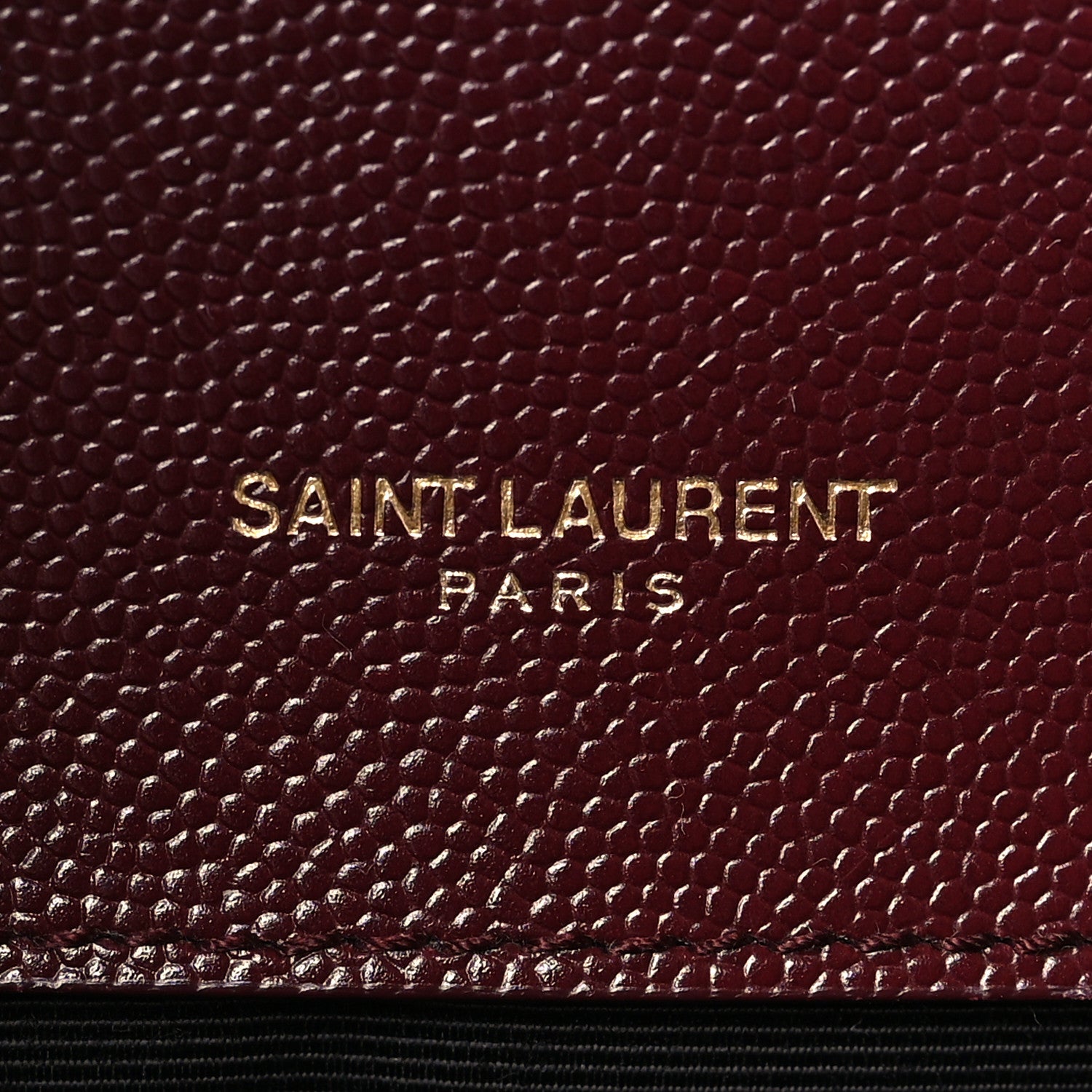 Saint Laurent Grain De Poudre Textured Mixed Matelasse Medium Triquilt Monogram Satchel Rouge Legion 7 of 11