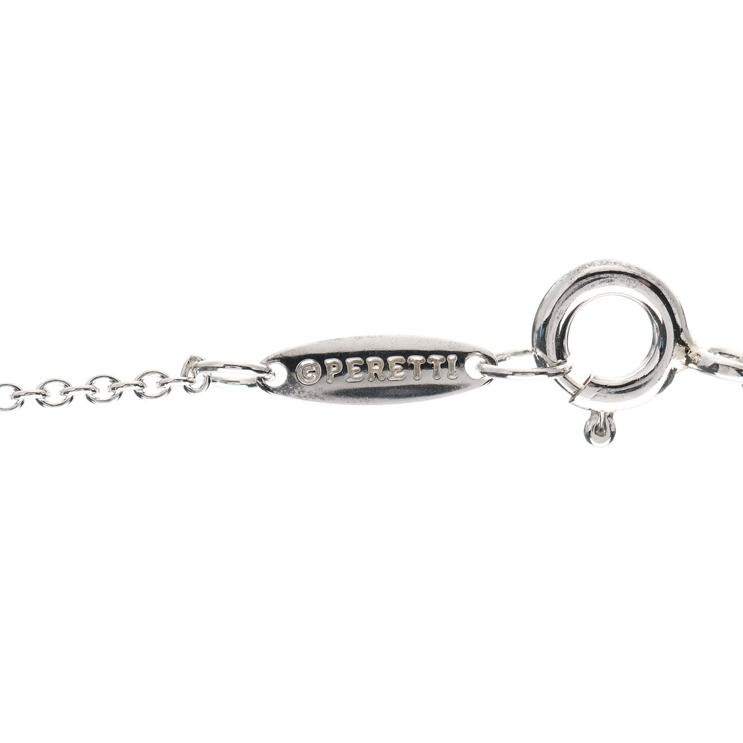 Sterling Silver Elsa Peretti Bottle Pendant Necklace
