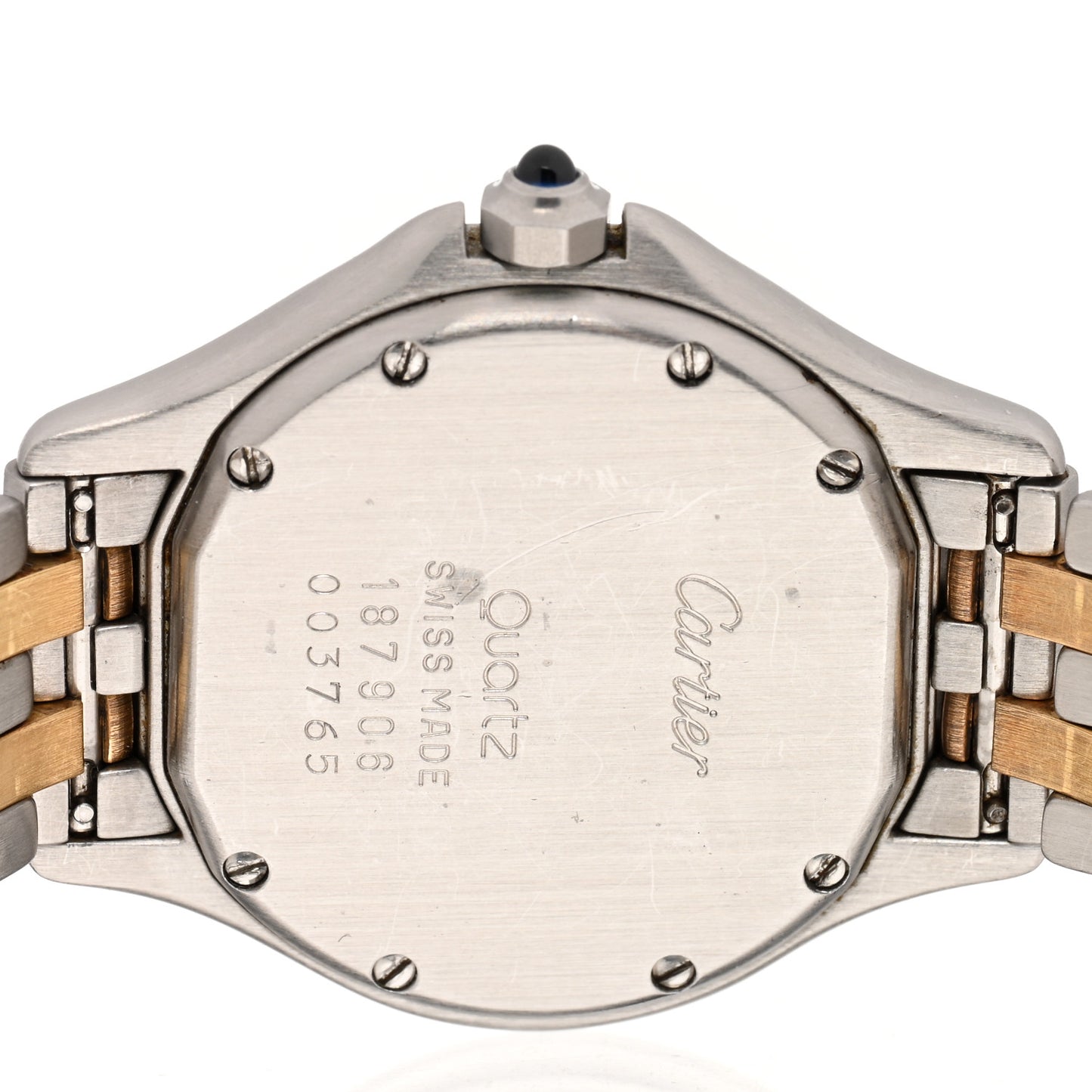 Stainless Steel 18K Yellow Gold 26mm Cougar Quartz Watch