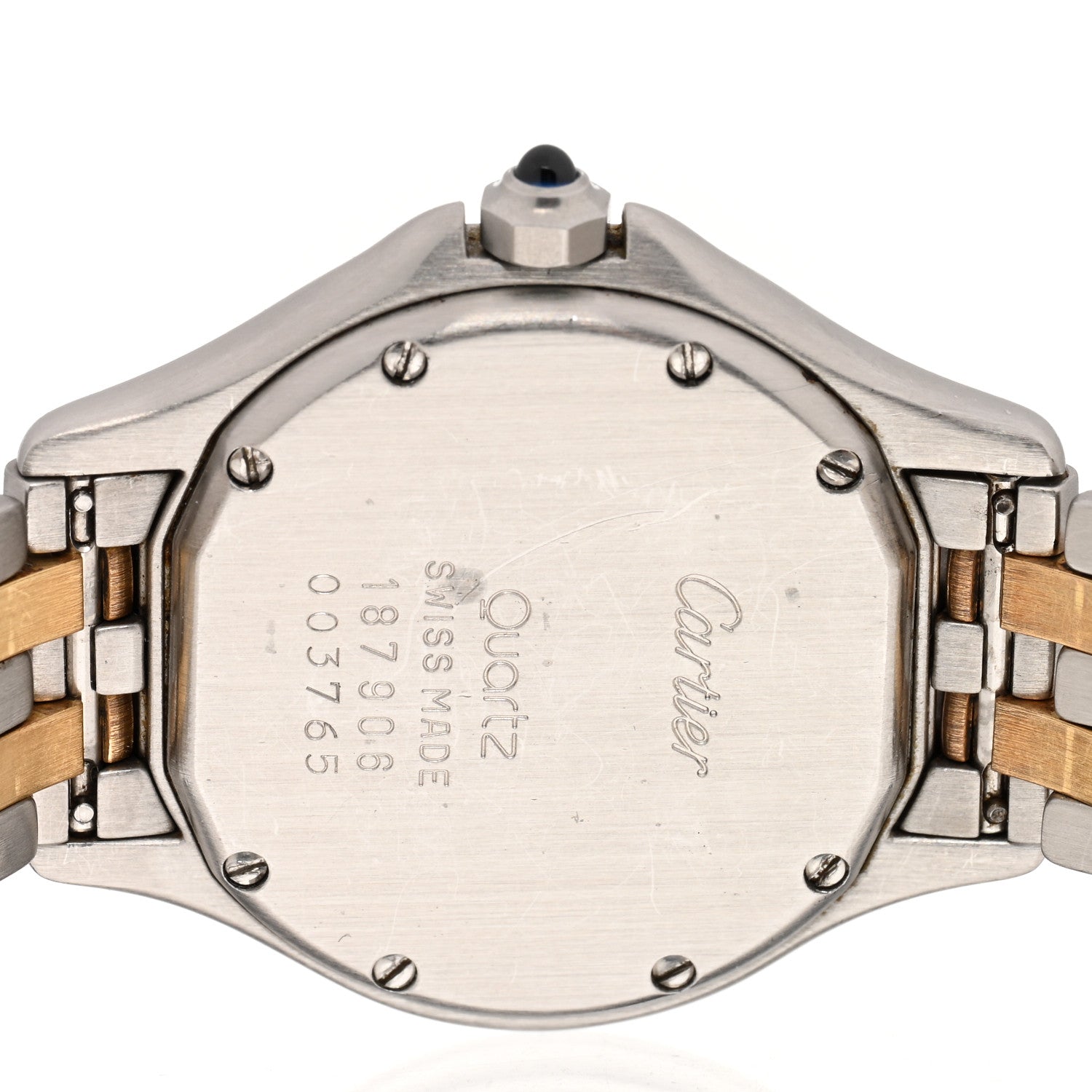 Cartier Stainless Steel 18K Yellow Gold 26mm Cougar Quartz Watch 4 of 4