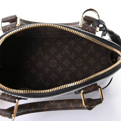 Louis Vuitton X FORNASETTI Calfskin Architettura Alma BB Black White 4 of 4