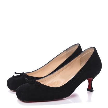 Christian Louboutin Suede Neo Mars 45 Pumps 36 Black 3 of 8