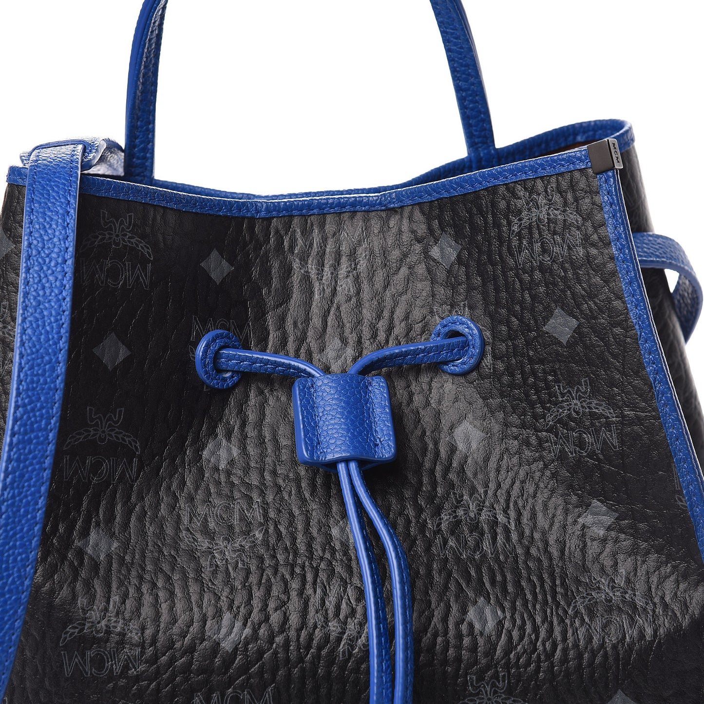 Visetos Kira Drawstring Bag Black Blue