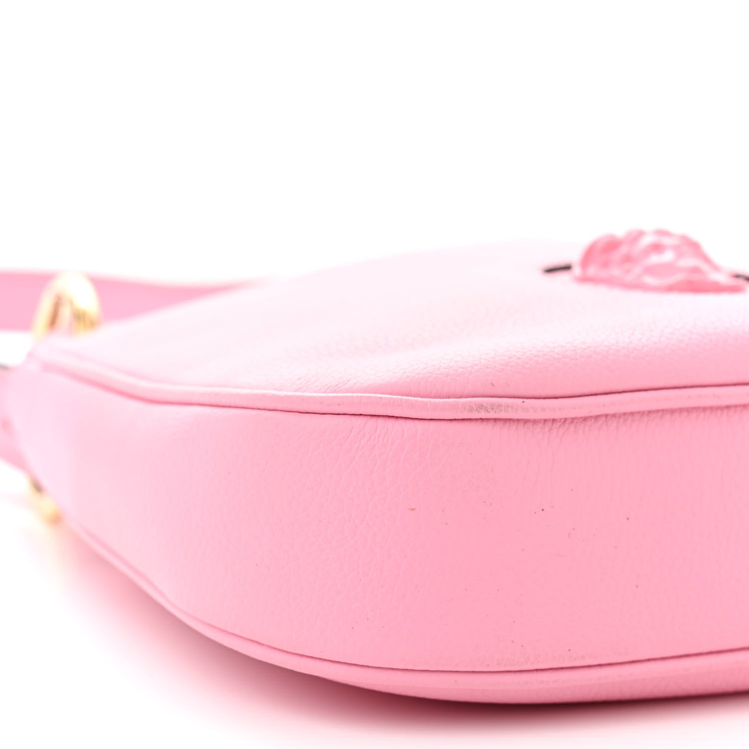Versace Calfskin La Medusa Small Hobo Crossbody Pink 8 of 11
