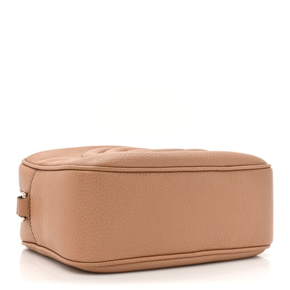 Gucci Pebbled Calfskin Small Soho Disco Bag Rose Beige 3 of 12