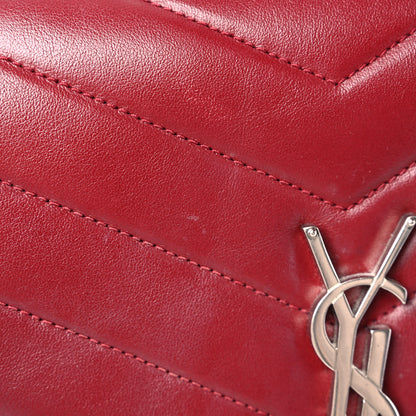 Saint Laurent Calfskin Y Quilted Monogram Medium Loulou Chain Satchel Palissandre 28 of 28
