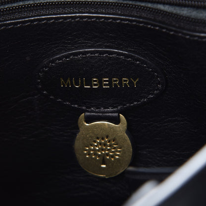 Mulberry Natural Leather Small Bayswater Black 7 of 12