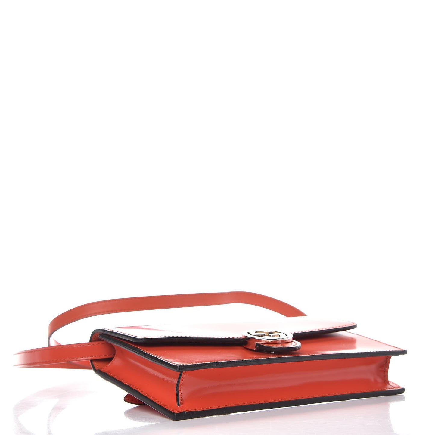 Shade Lux Calfskin Icon Wallet New Dark Orange