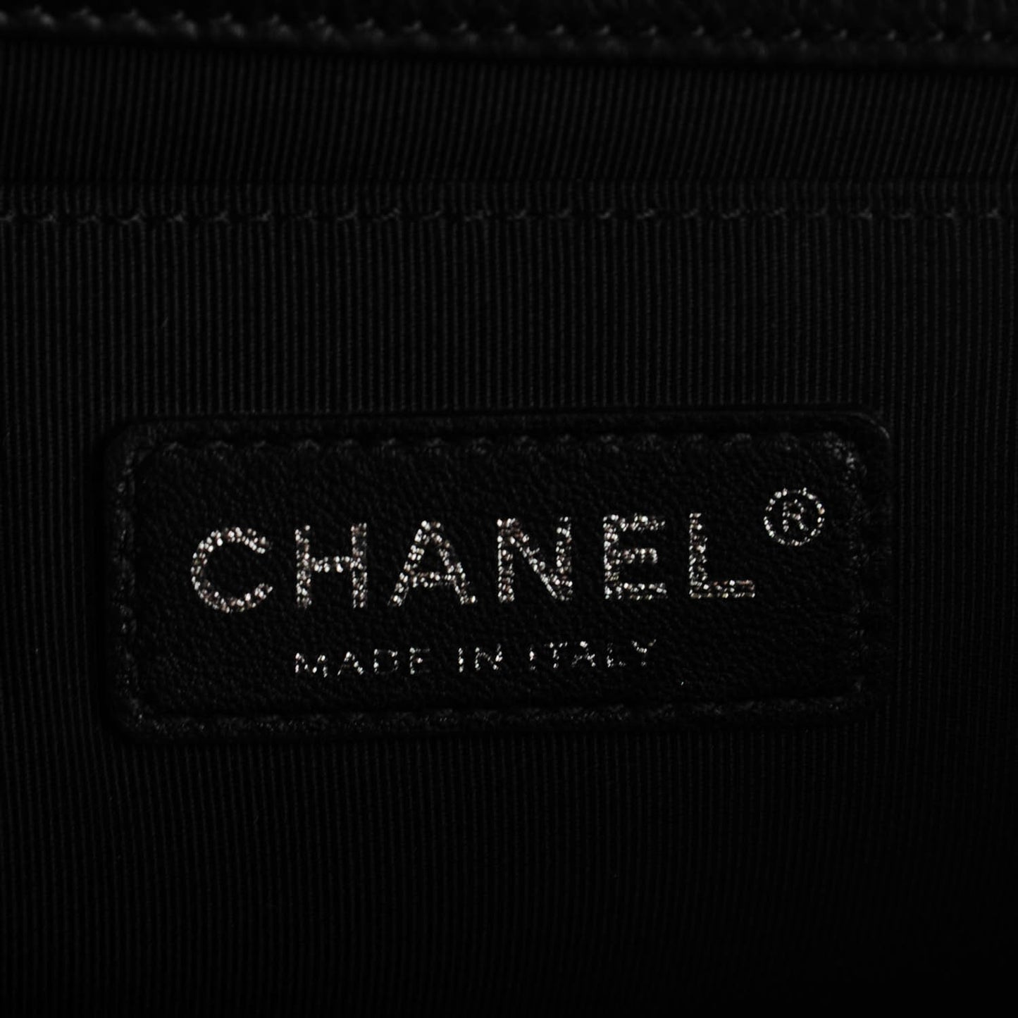 Calfskin Quilted Medium Boy Flap Black
