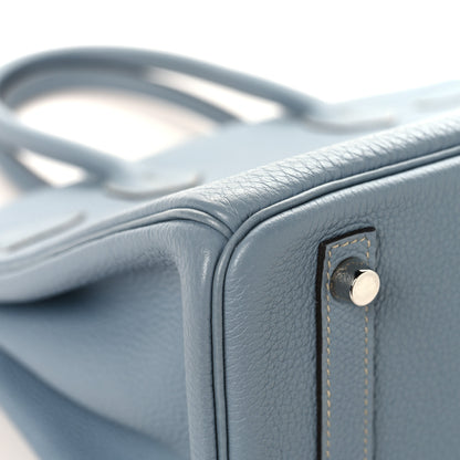 Hermes Togo Birkin 30 Bleu Lin 11 of 12