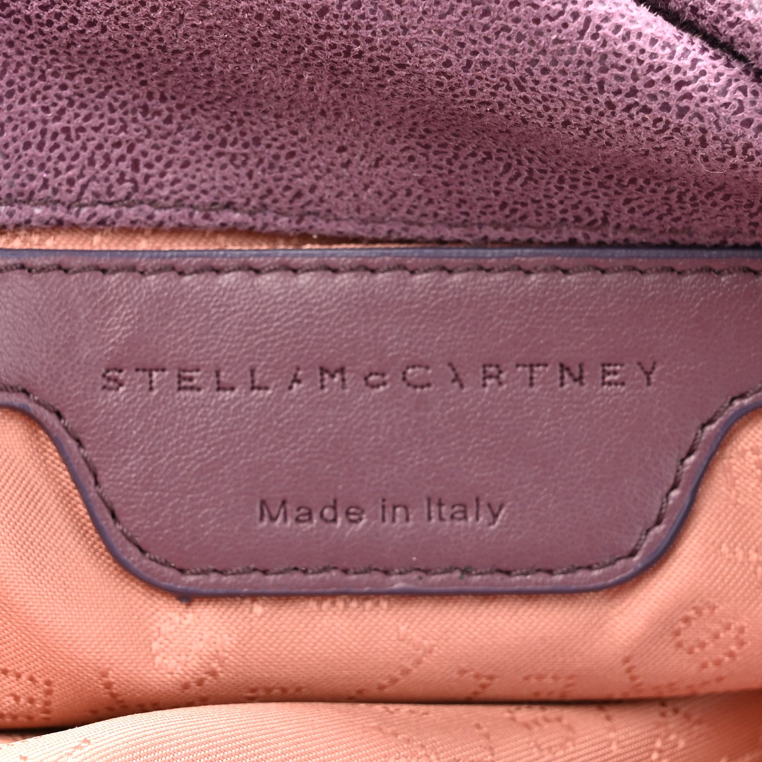 Stella McCartney Shaggy Deer Mini Falabella Fold Over Tote Amethyste 6 of 9