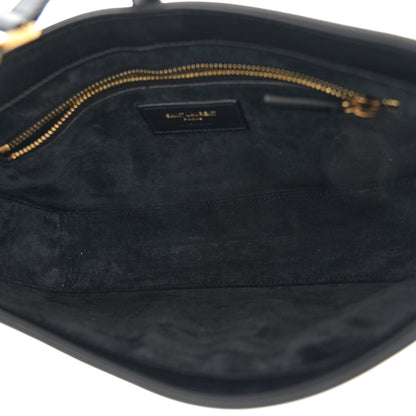 Saint Laurent Smooth Calfskin Le 5 A 7 Hobo Black 5 of 11
