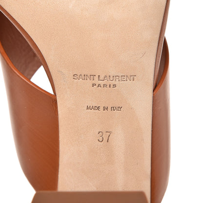 Saint Laurent Calfskin LouLou Mules 37 Dune 7 of 10