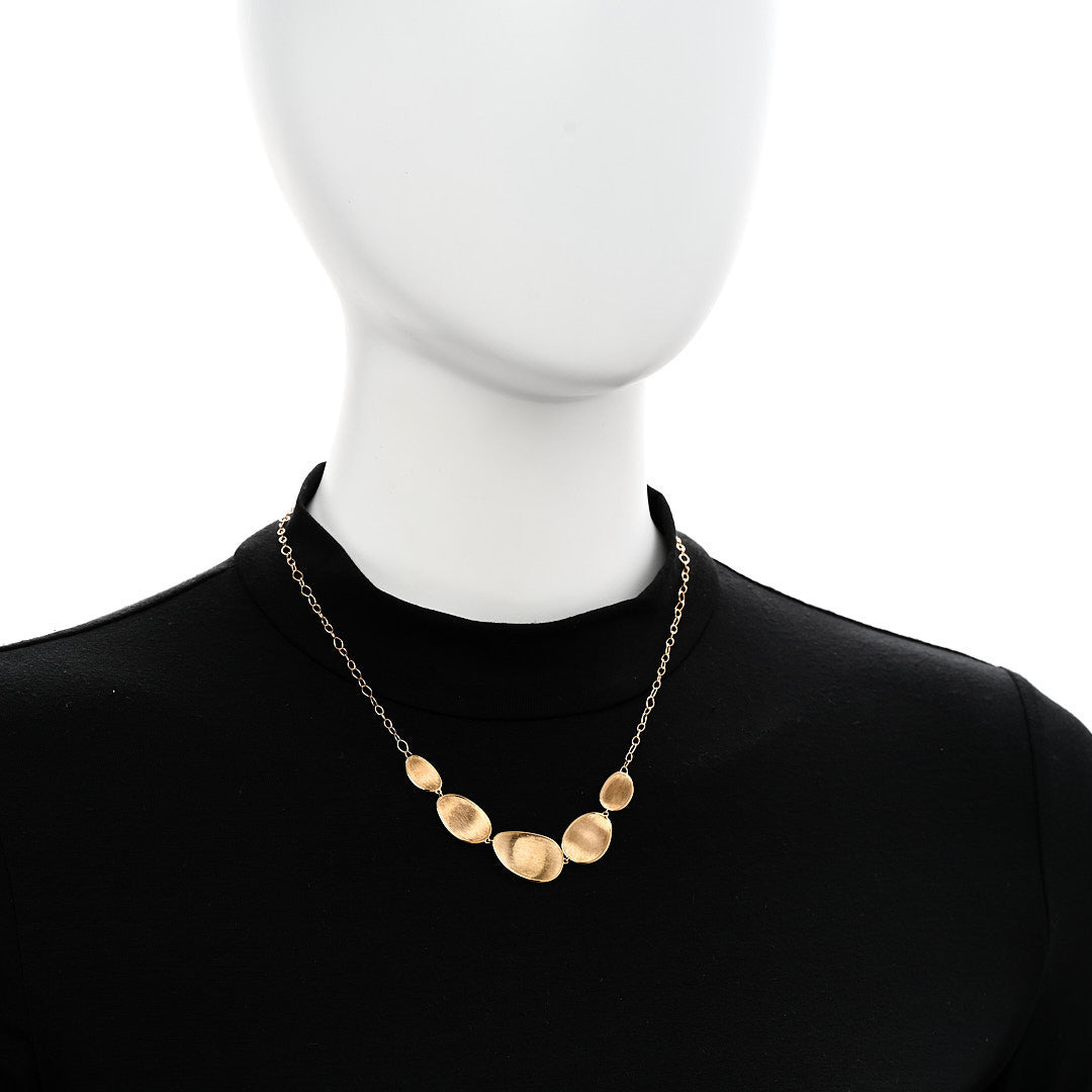 Marco Bicego 18K Yellow Gold Lunaria 5 Leaf Necklace 2 of 5