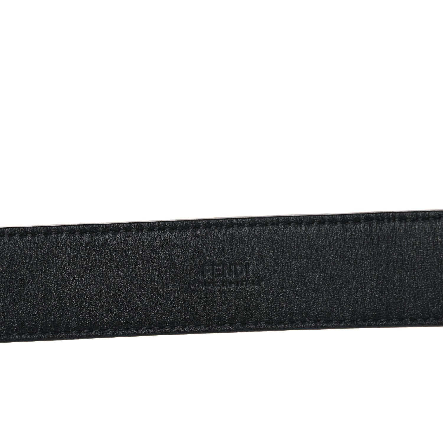 Fendi Vitello Monster Eyes Buckle Belt Black 3 of 6