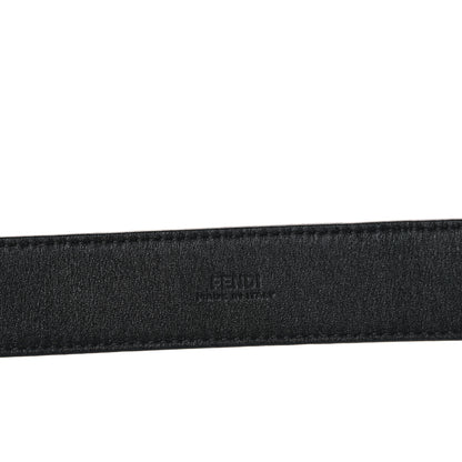 Fendi Vitello Monster Eyes Buckle Belt Black 3 of 6