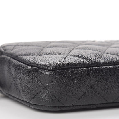 Chanel Caviar Quilted Small Clutch With Chain Black 4 of 9