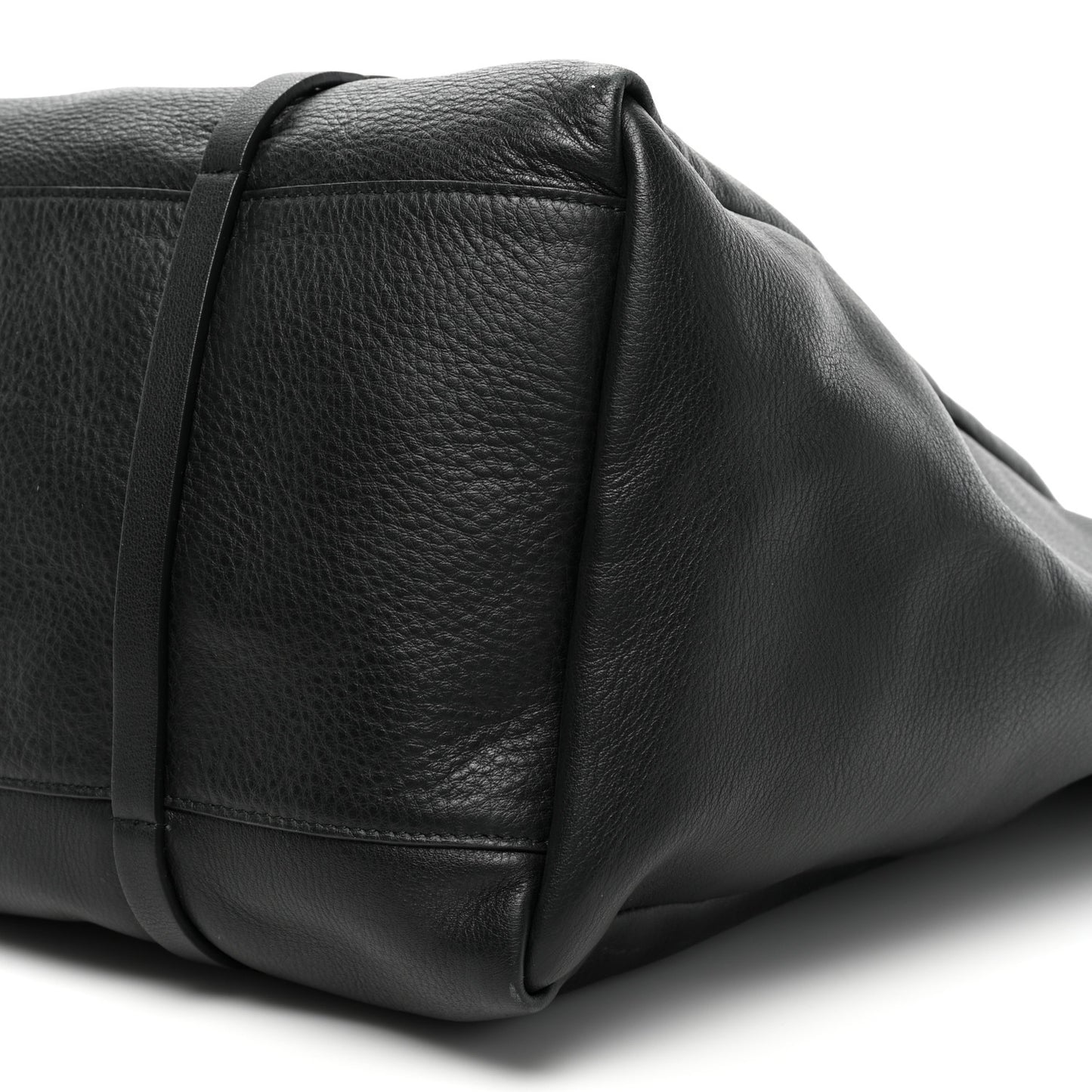 Pebbled Calfskin Large Everyday Tote Black