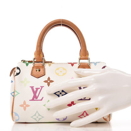 Louis Vuitton Monogram Multicolor Mini Sac HL Speedy White 2 of 18