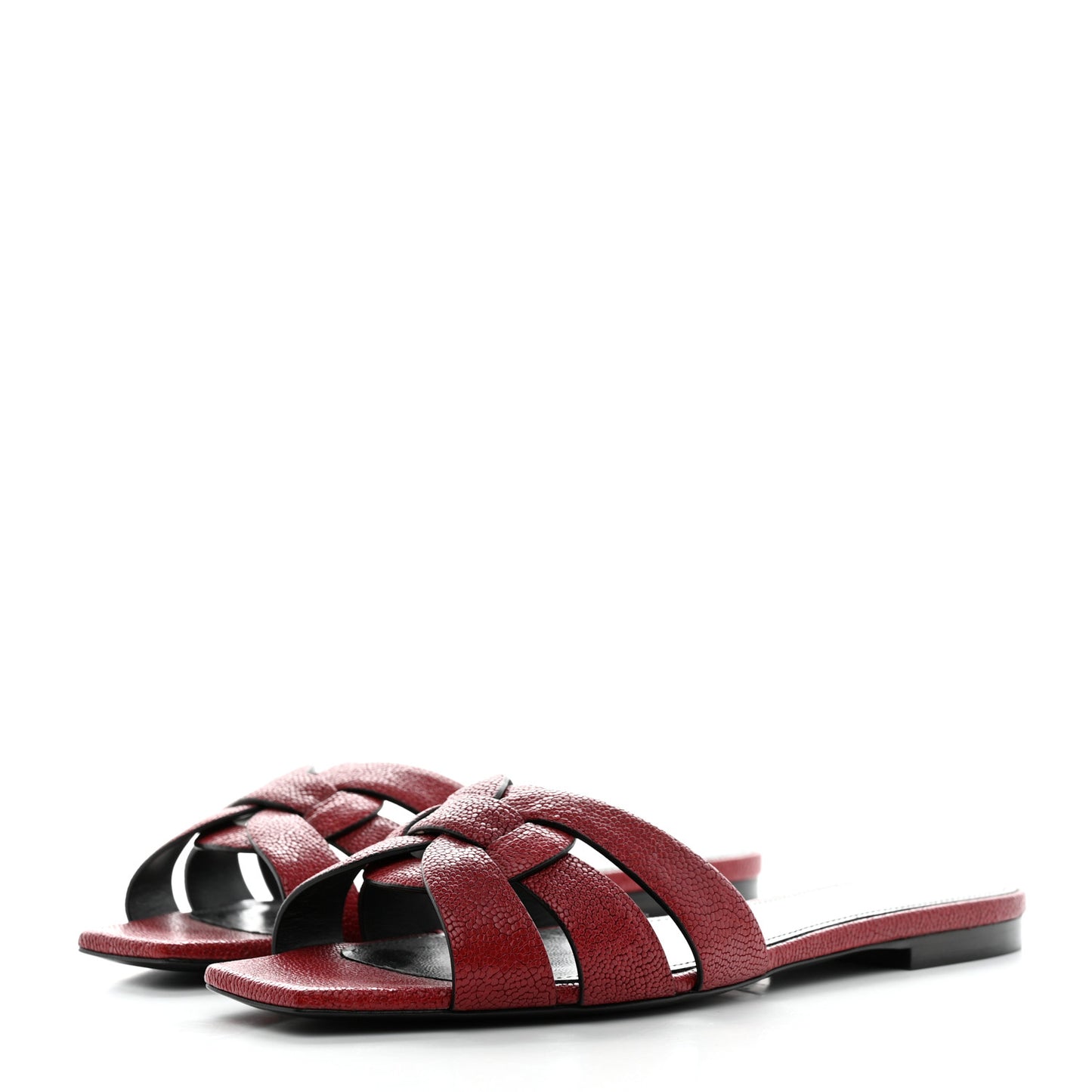 Grain De Poudre Nu Pied 05 Slide Sandals 37.5 Cordovan